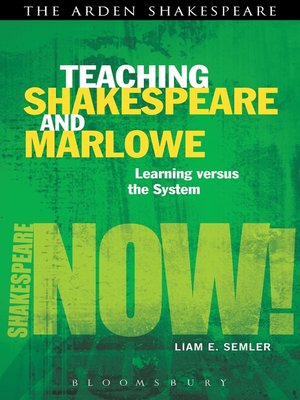 cover image of Teaching Shakespeare and Marlowe